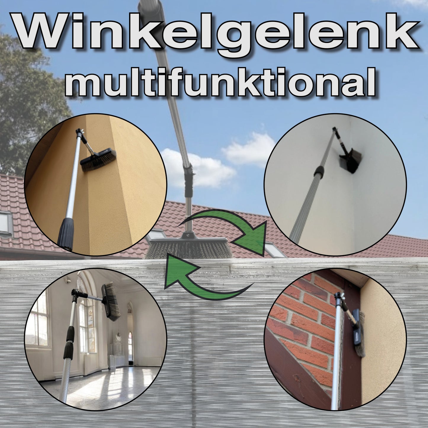 Das FenWi Winkelgelenk ist multifuznktional und ermöglicht maximale Flexibilität