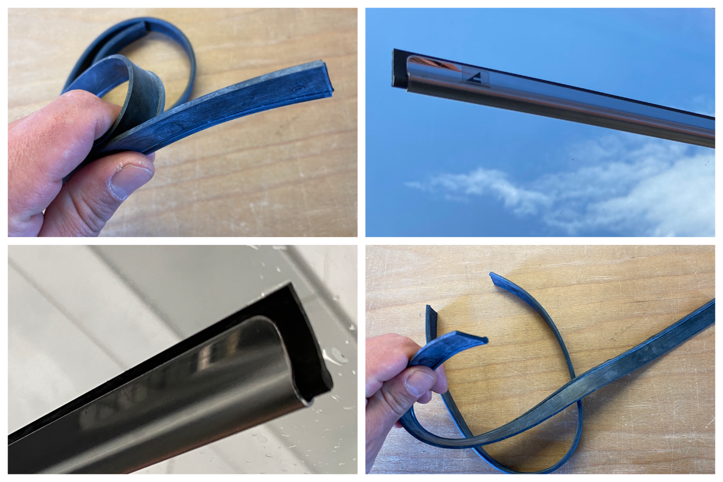 Die Ersatzgummis für alle FenWi Abzieher und Kombi Fensterwischer in 45cm Breite. Dieser Wischergummi sorgt für streifenfreies Abziehen und strahlende Fenster.