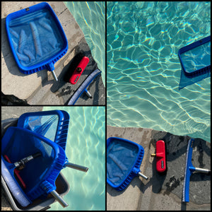 Komplettes Set zur Reinigung von Pool und Schwimmteich