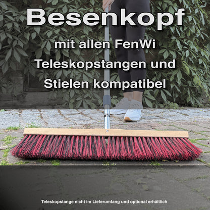 Besenkopf mit allen FenWi Teleskopstangen und Stielen kompatibel