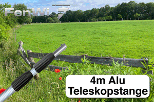 4m Alu-Teleskopstange (158 bis 410 cm)