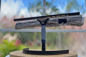 Kombi Fensterwischer Wasserwischer 45/50cm mit Wasseranschluss
