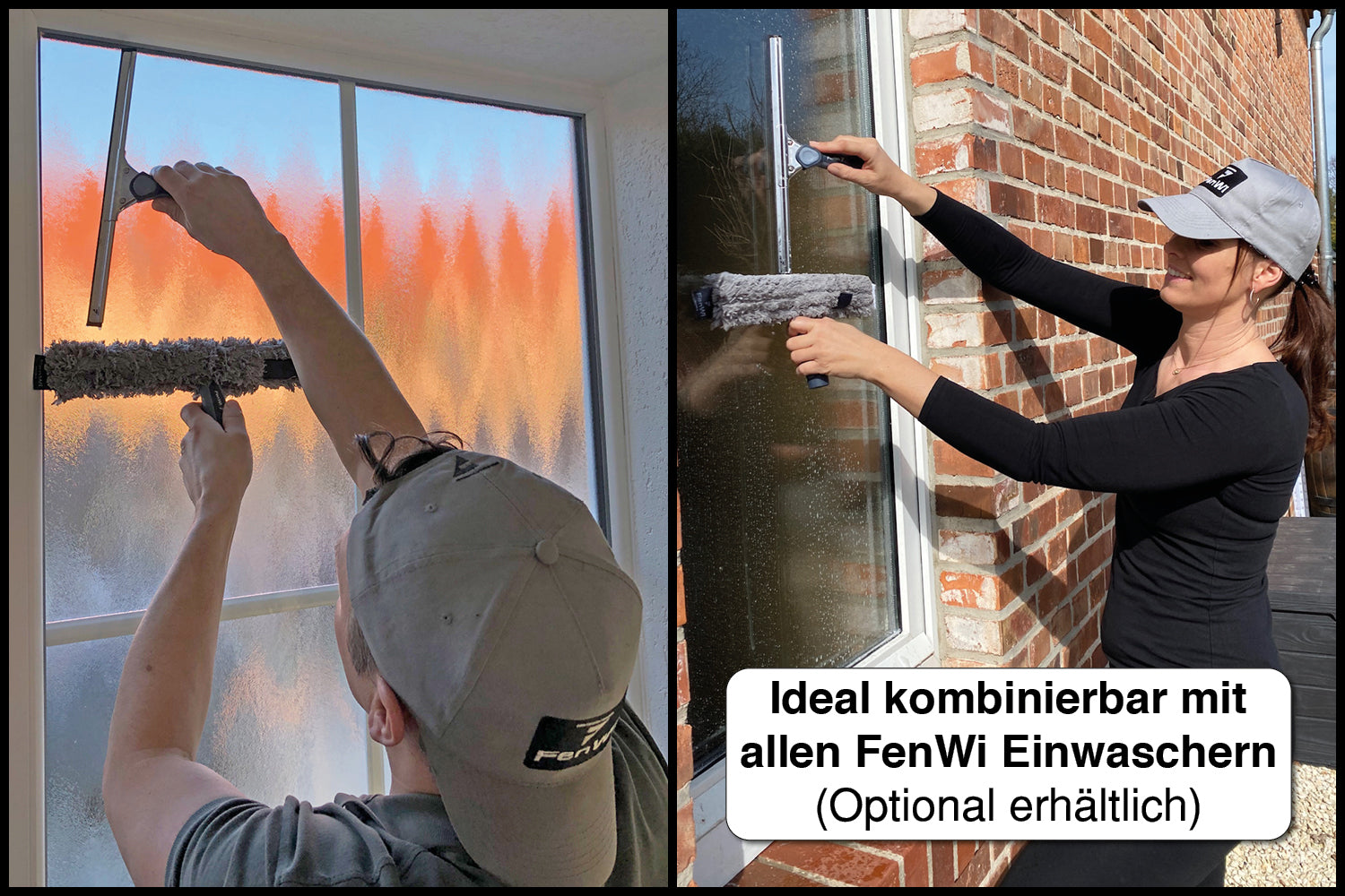 Profi Fensterabzieher ergonomisch geformt 35cm - Wischmop-Shop