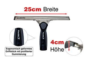 Fensterabzieher in 25cm Breite / Duschabzieher