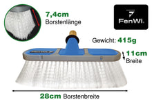 Laden Sie das Bild in den Galerie-Viewer, Waschbürste mit weißen Schonborsten / für Glasflächen &amp; Solarflächen