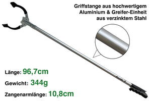 Multifunktions-Greifer / stabile Metall-Greifzange 97cm