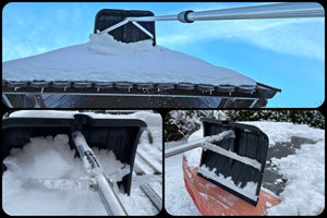 Schneeräumer / Dachräumer als Zubehör Anbaugerät für Teleskopstangen